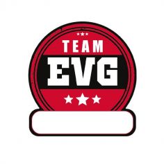 12 stickers pour textile team EVG | jourdefete.com