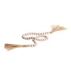 Guirlande de perles de bois de 71 cm | jourdefete.com