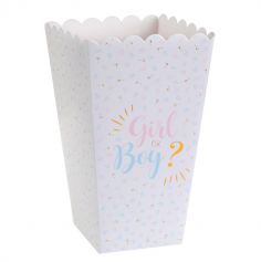 8 boîtes à pop-corn de la collection girl or boy ?