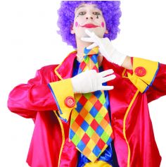 Maxi Cravate de Clown à Carreaux