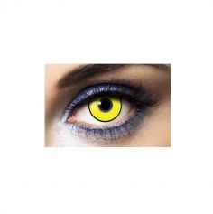 lentilles-fantaisie-jaune-noir-accessoire | jourdefete.com