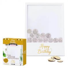Cadre dédicace guest book frame happy birthday