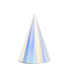 chapeau-anniversaire-iridescent-10cm|jourdefete.com