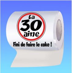Papier toilette humoristique anniversaire : la 30 aine
