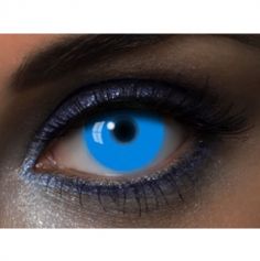 Lentilles Fantaisies - Bleu - "UV Blue" - 1 Jour (Sans correction)