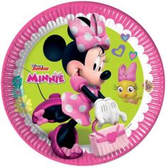 8 Assiettes en carton - Minnie Mouse - Disney Junior