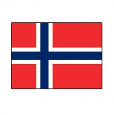 Lot de 10 drapeaux - Norvège