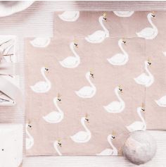20 Serviettes Cygne - Lovely Swan