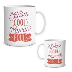 Mug " Maman cool, Maman poule " 