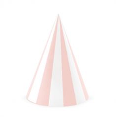 chapeau-anniversaire-rose-blanc-rayures|jourdefete.com