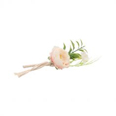 Mini bouquet de pivoine sur corde - Couleur Rose