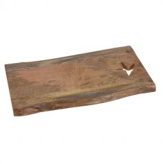 planche en bois de manguier perfore etoile | jourdefete.com