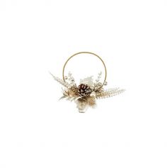 anneau décoratif de Noël couleur aléatoire de 12 cm | jourdefete.com