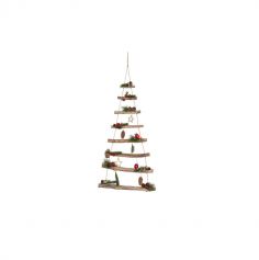 Suspension Sapin de Noël en bois - 1,10 m