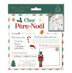 Un kit de lettre au Père Noël avec enveloppe | jourdefete.com