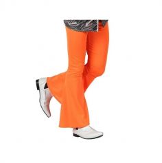 Pantalon Disco Orange pour Homme - Taille au Choix