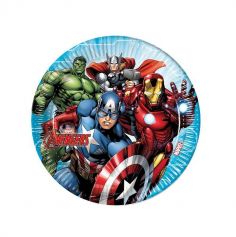 8 Assiettes Avengers Mighty
