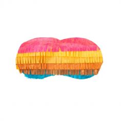 Masque coloré pour piñata en papier