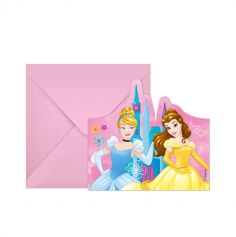 invitations cartes et enveloppes princesses Disney