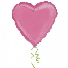 Ballon Hélium Cœur Rose Bonbon
