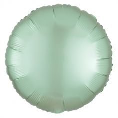 ballon-rond-vert-helium | jourdefete.com