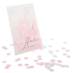 Sachet de confettis rose gold pour mariage | jourdefete.com