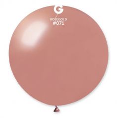 1 ballon métallisé 80 cm rose gold | jourdefete.com
