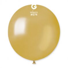 10 ballons métallisés 48 cm doré| jourdefete.com