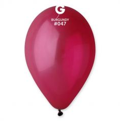 10 ballons latex 30 cm couleur bordeaux bourgogne | jourdefete.com