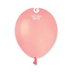 50 ballons 13 cm standard bébé rose | jourdefete.com