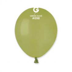 50 ballons standard 13 cm vert olive | jourdefete.com