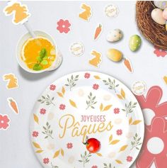 Sachet de 60 décorations de table - Joyeuses Pâques