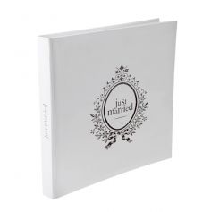 Livre D'Or Just Married Blanc