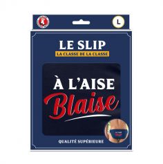 Slip "À l'aise Blaise" - Collection Claquettes Chaussettes - Taille au choix | jourdefete.com