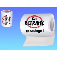 Papier Toilette "la Retraite ça Soulage!"