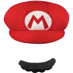 Casquette de Mario pour adulte
