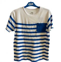 T-shirt à rayures blanches et bleues - Feria pour Homme - Taille au Choix