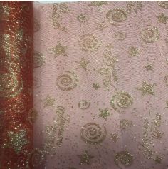 chemin-table-tissu-rouge-or-joyeuses-fetes-noel-nouvelan-decoration | jourdefete.com