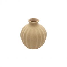 Vase boule céramique - Couleur sable