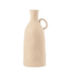 Craquez pour ce vase en grès de couleur blanc crème pour votre événement | jourdefete.com