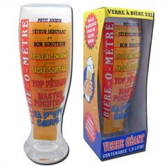 verre à bière géant bière-o-mètre | jourdefete.com
