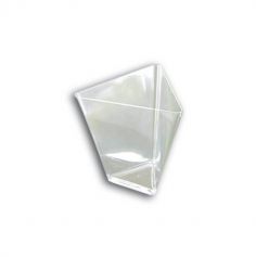 25 Verrines Coupelles - Triangle - Transparent | jourdefete.com