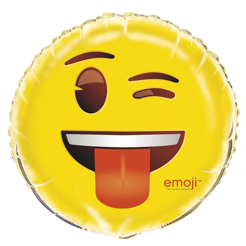 Ballon A L Helium Emoji Clin D Oeil Jour De Fete Emoji Smiley Top Themes