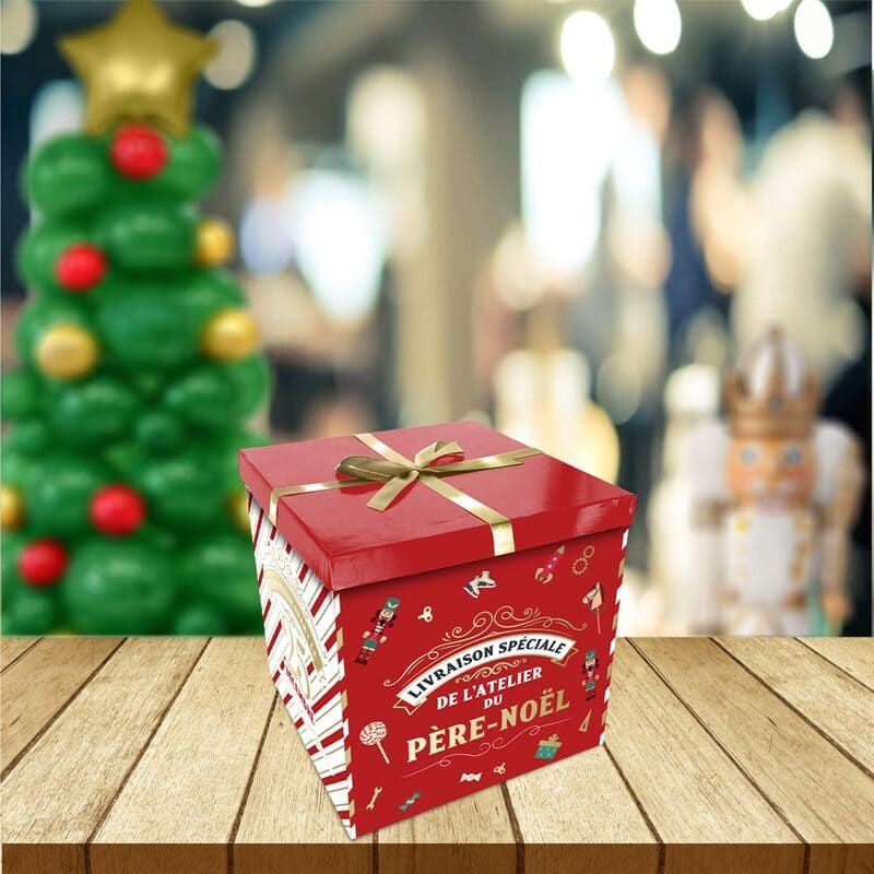 Boîte cadeau pour Noël - 20 x 20 x 20 cm - Modèle au choix - Jour de Fête -  Cadeaux - Boutique Jour de fête
