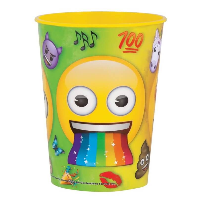 Verre en Plastique - Emoji Rainbow - Jour de Fête - Anniversaire Enfant -  Anniversaire