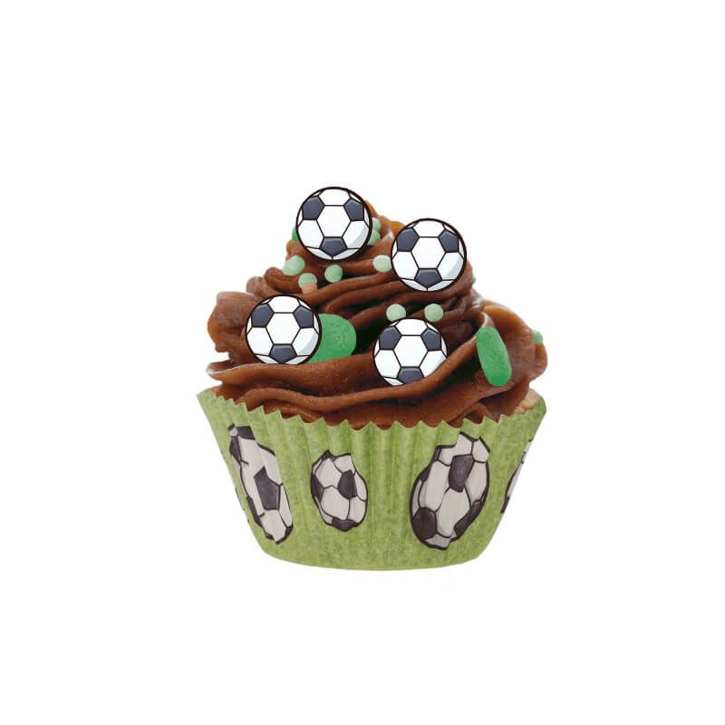 Caissettes à cupcakes x 25 - Football - Jour de Fête - Football - Top Thèmes