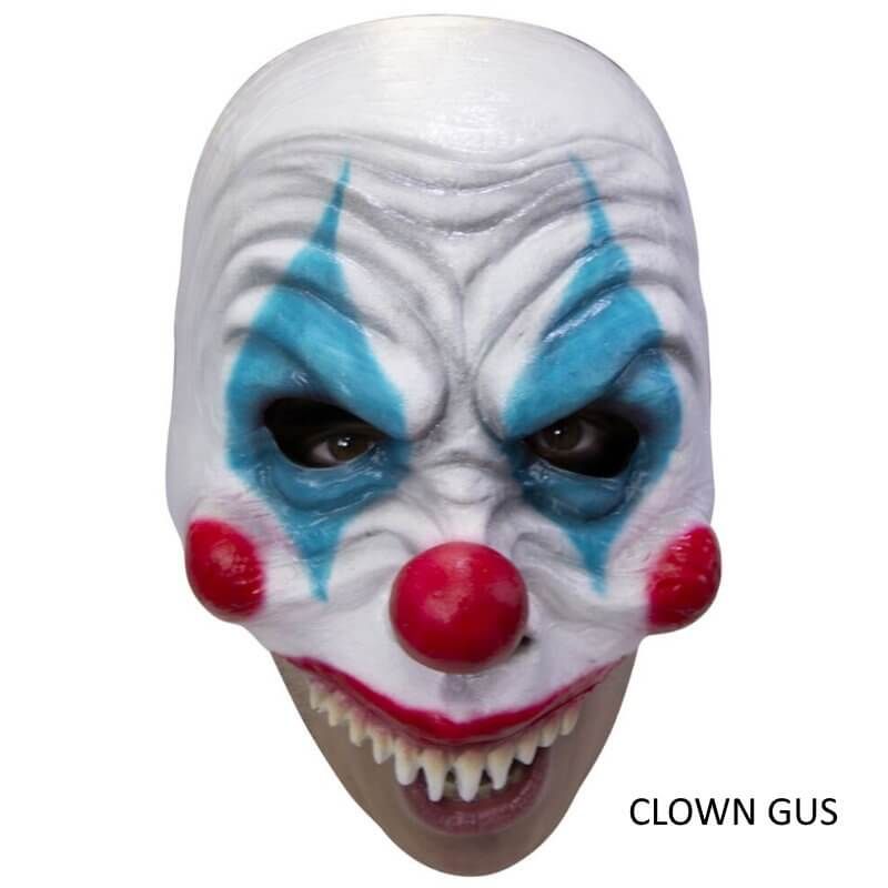 01 MagiDeal Masque Clown Masque Latex Halloween Visage Coloré pour Anniversaire Carnaval 