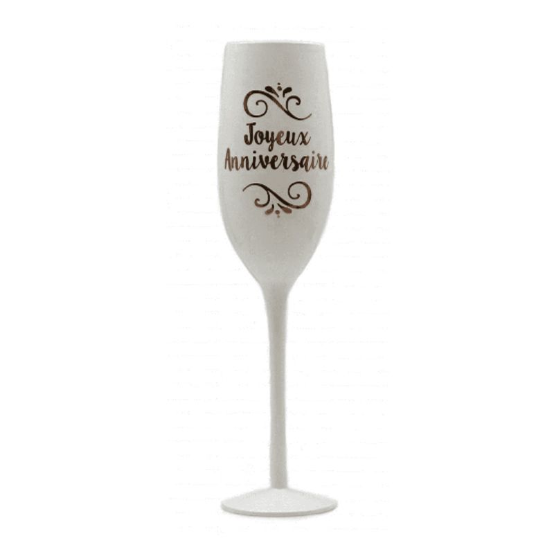 Flute A Champagne Joyeux Anniversaire Rose Gold Jour De Fete Apero Cadeaux Humoristiques Pour Anniversaire