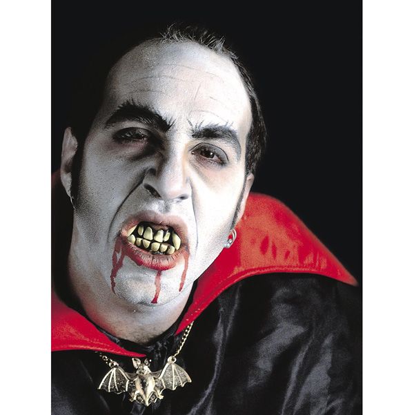 AERVEAL Fausses Dents Vampire Dracula Dents Halloween Loup-Garou Zombie Fangs Halloween Party 