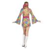 Costume Hippie - Robe Femme Taille Unique